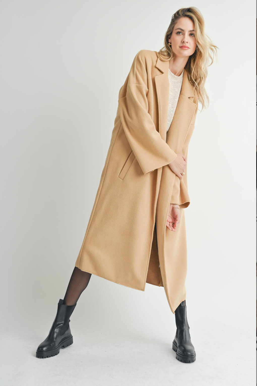 Donne Open Coat