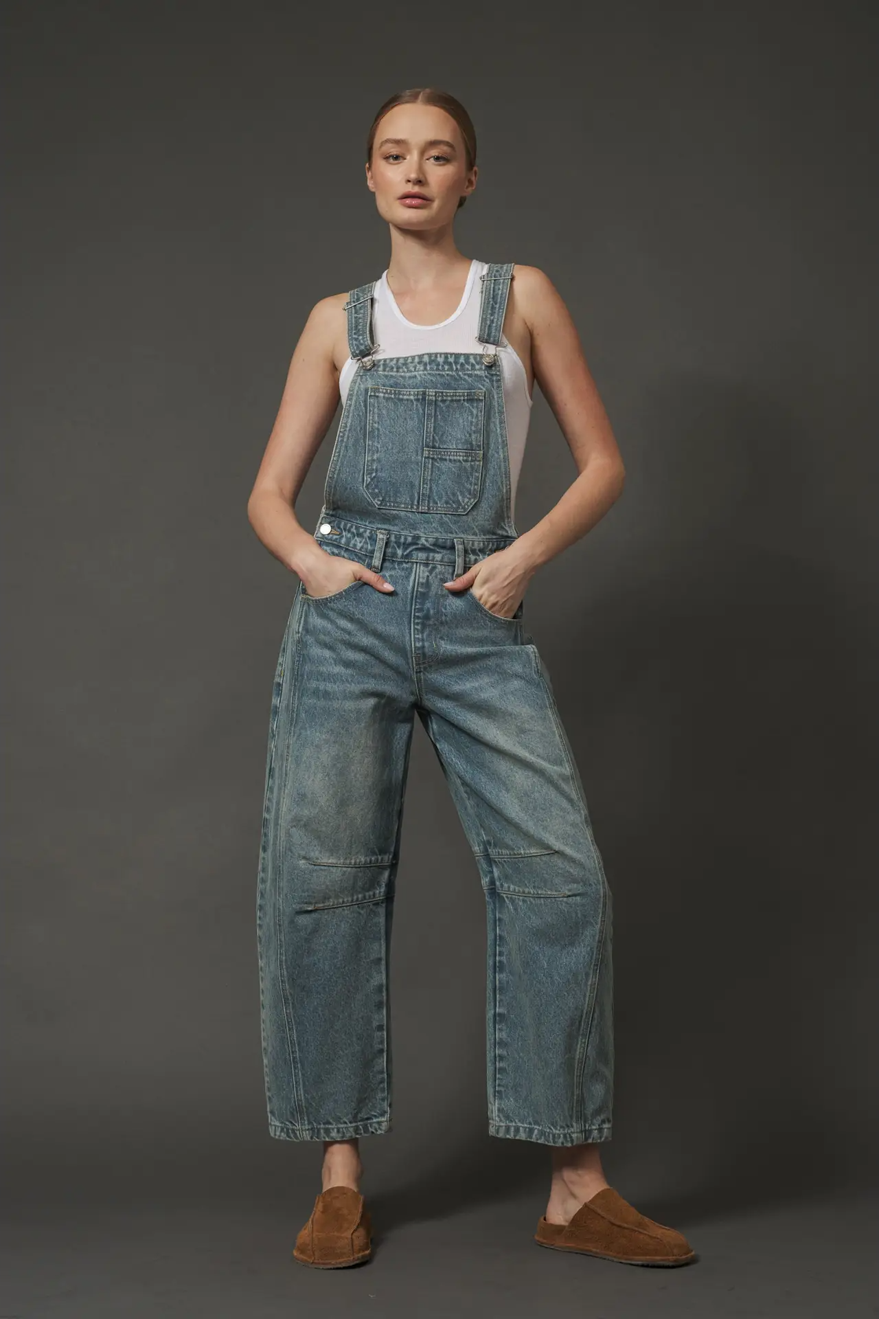 Slouchy Relax Overalls