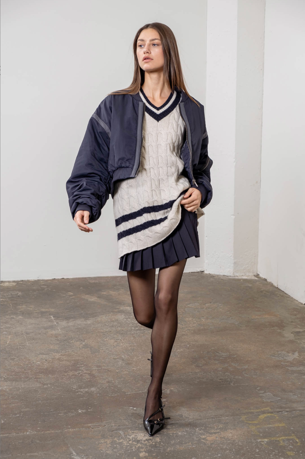 Oversized Bomber Jacket