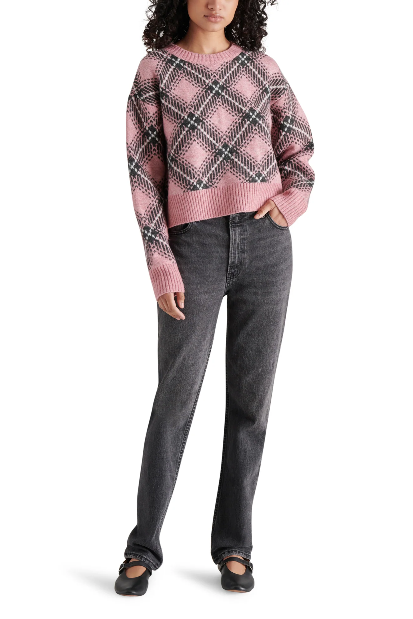 Becka Plaid Sweater