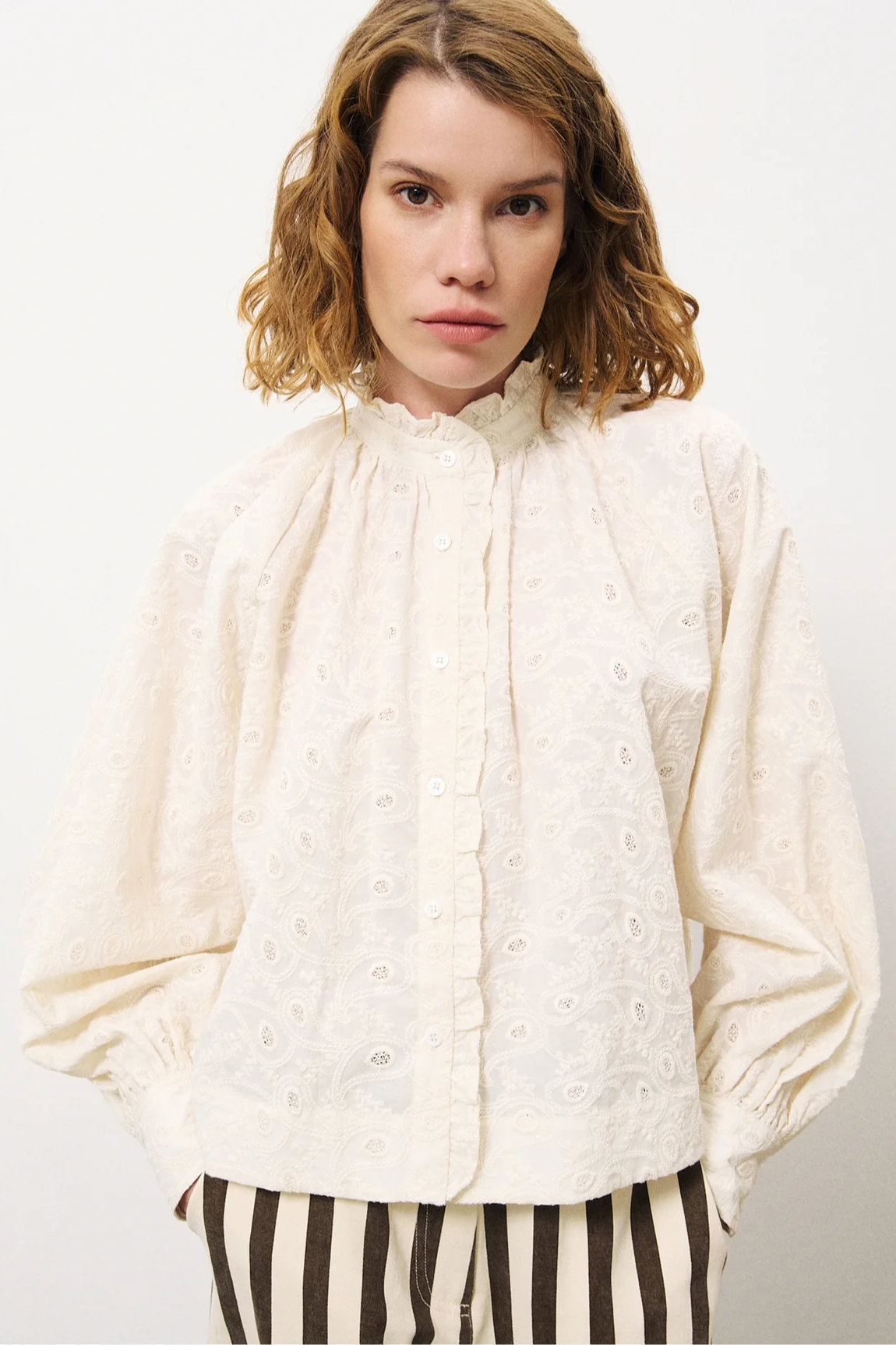Elianne Ruffle Shirt