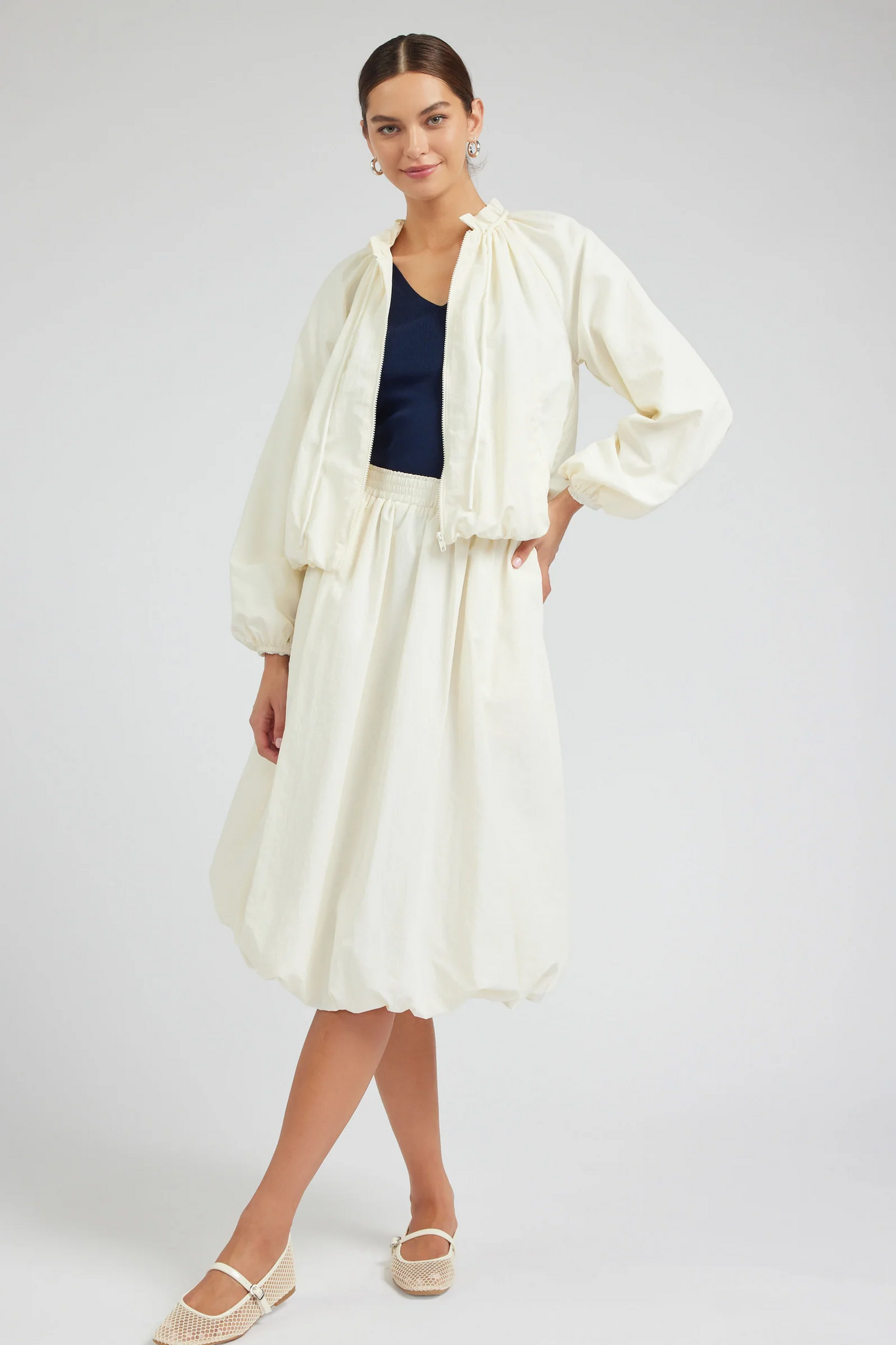 Bubble Hem Skirt
