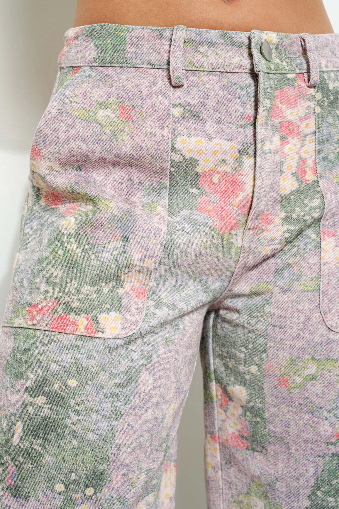 Flower Field Twill Pants