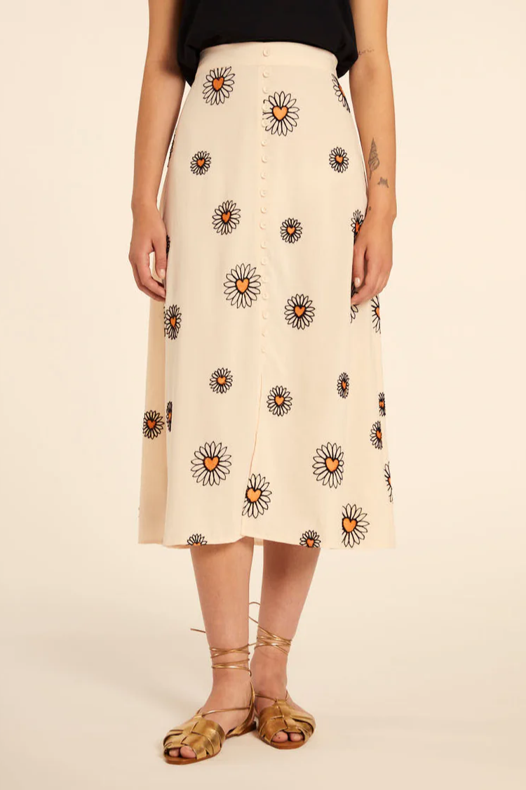 Margarita Embroidered Skirt
