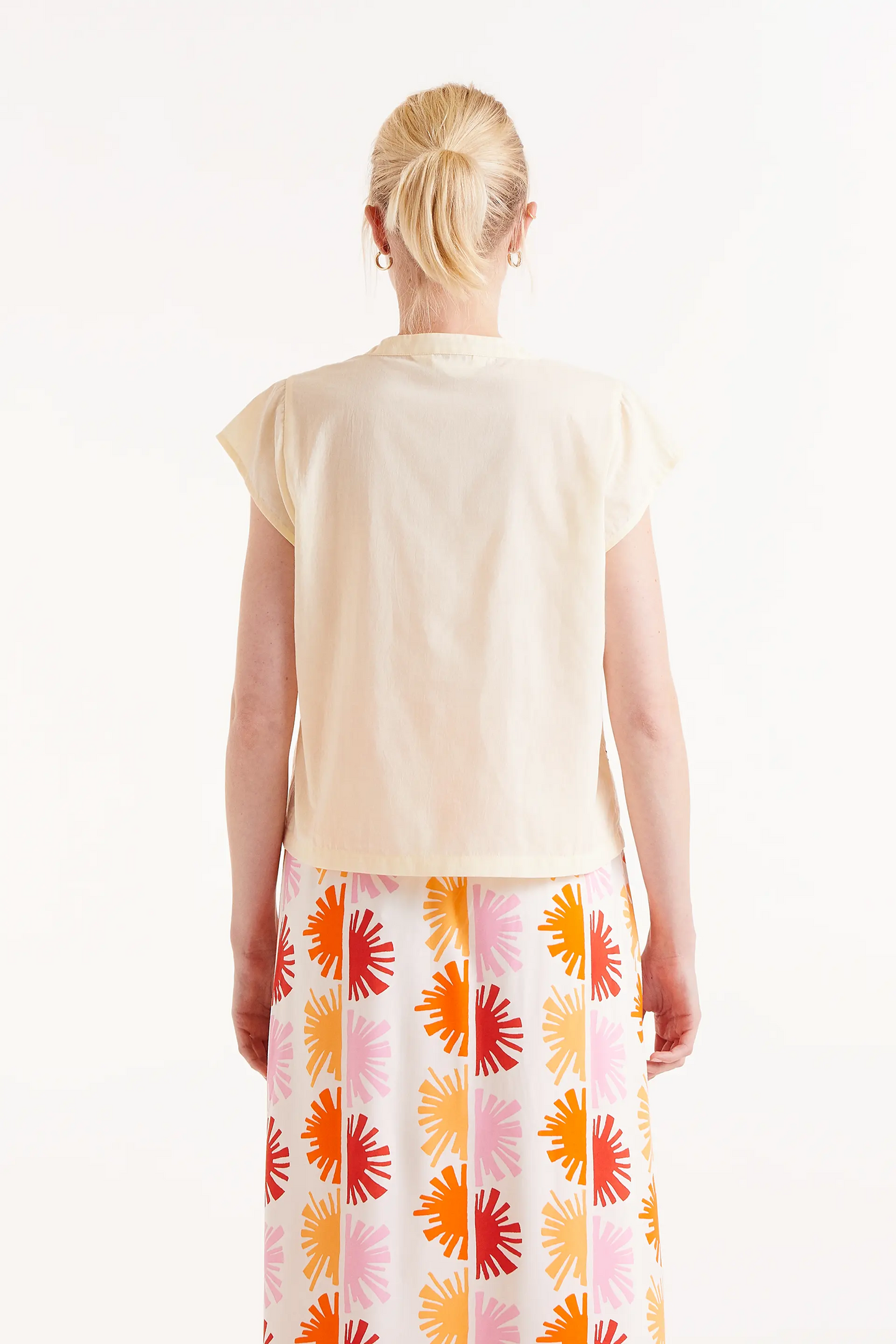 Sun Embroidered Blouse