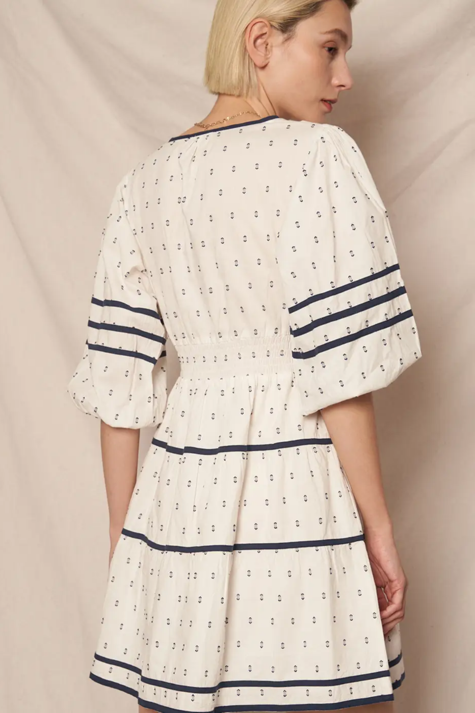 V-Neck Tiered MiniDress