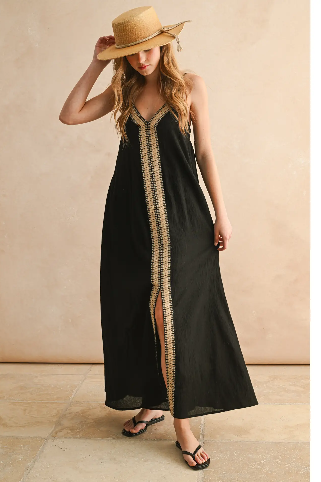 Straw trim Maxi
