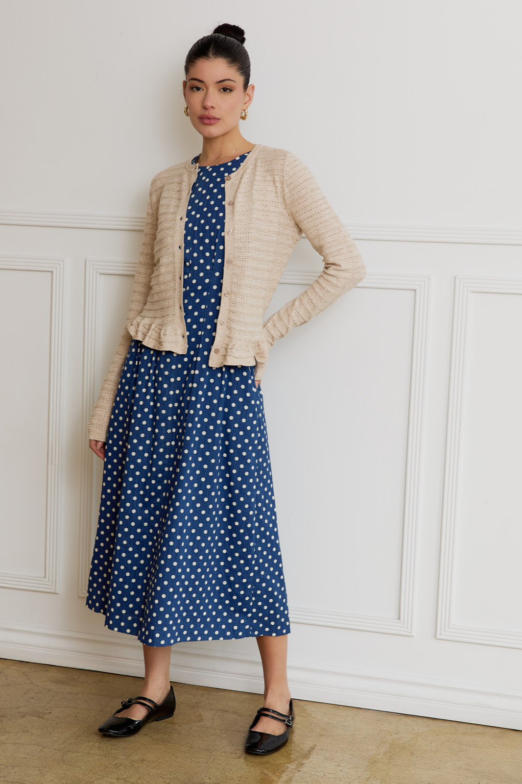 Dotty Midi Dress