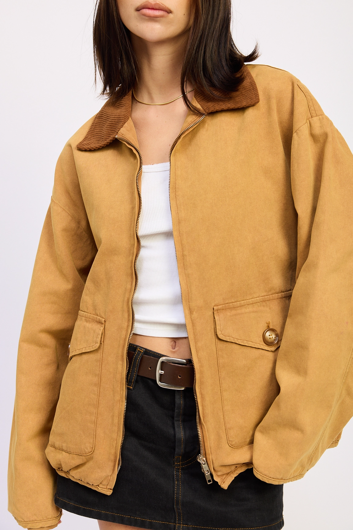 Canvas Bomber Jacket
