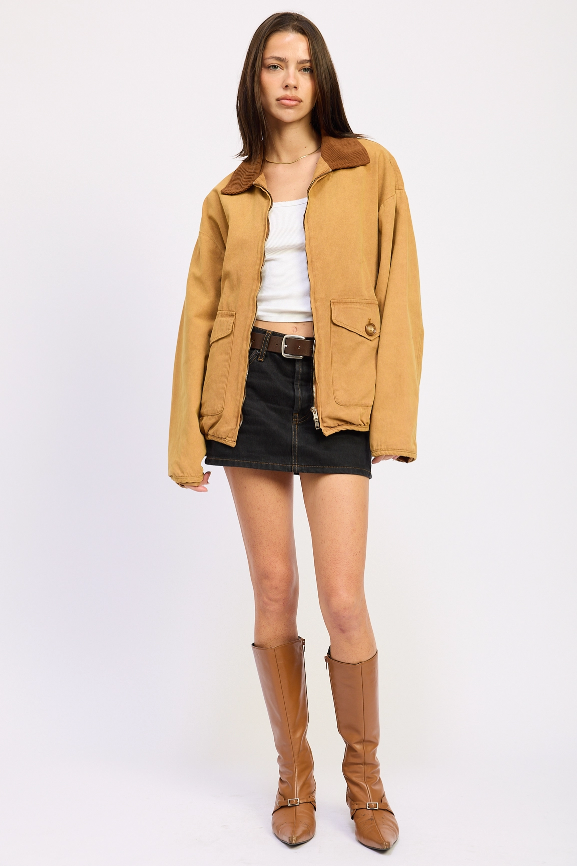 Canvas Bomber Jacket