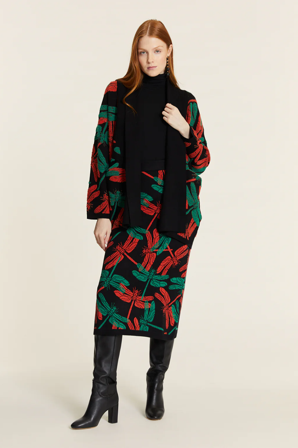 Dragonfly Knit Skirt