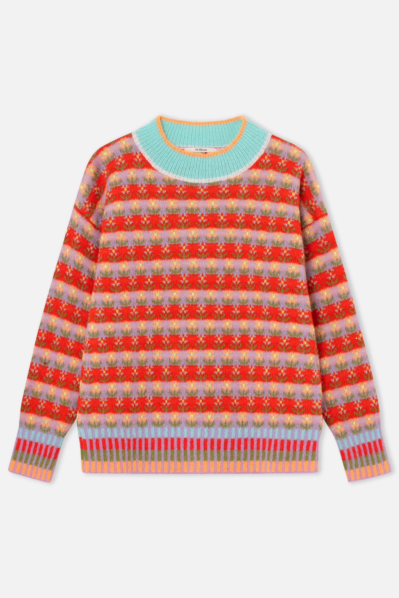 Red Blossom Sweater