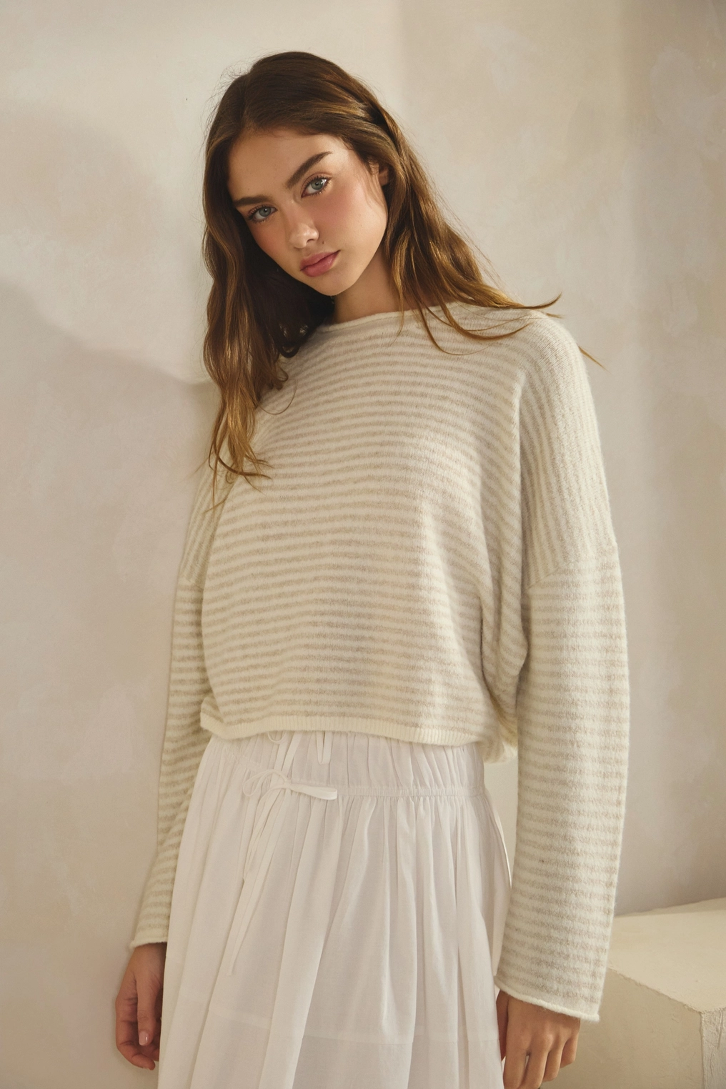 Roll Up Neck Sweater