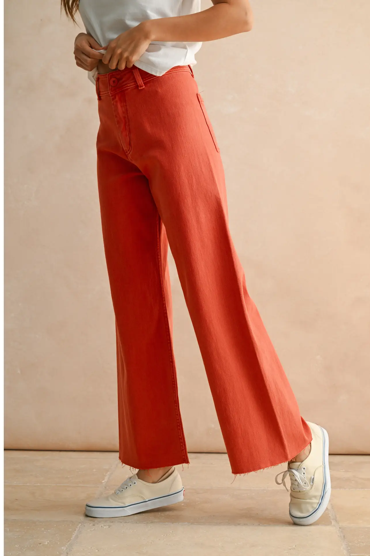 Straight Wide Leg Pants