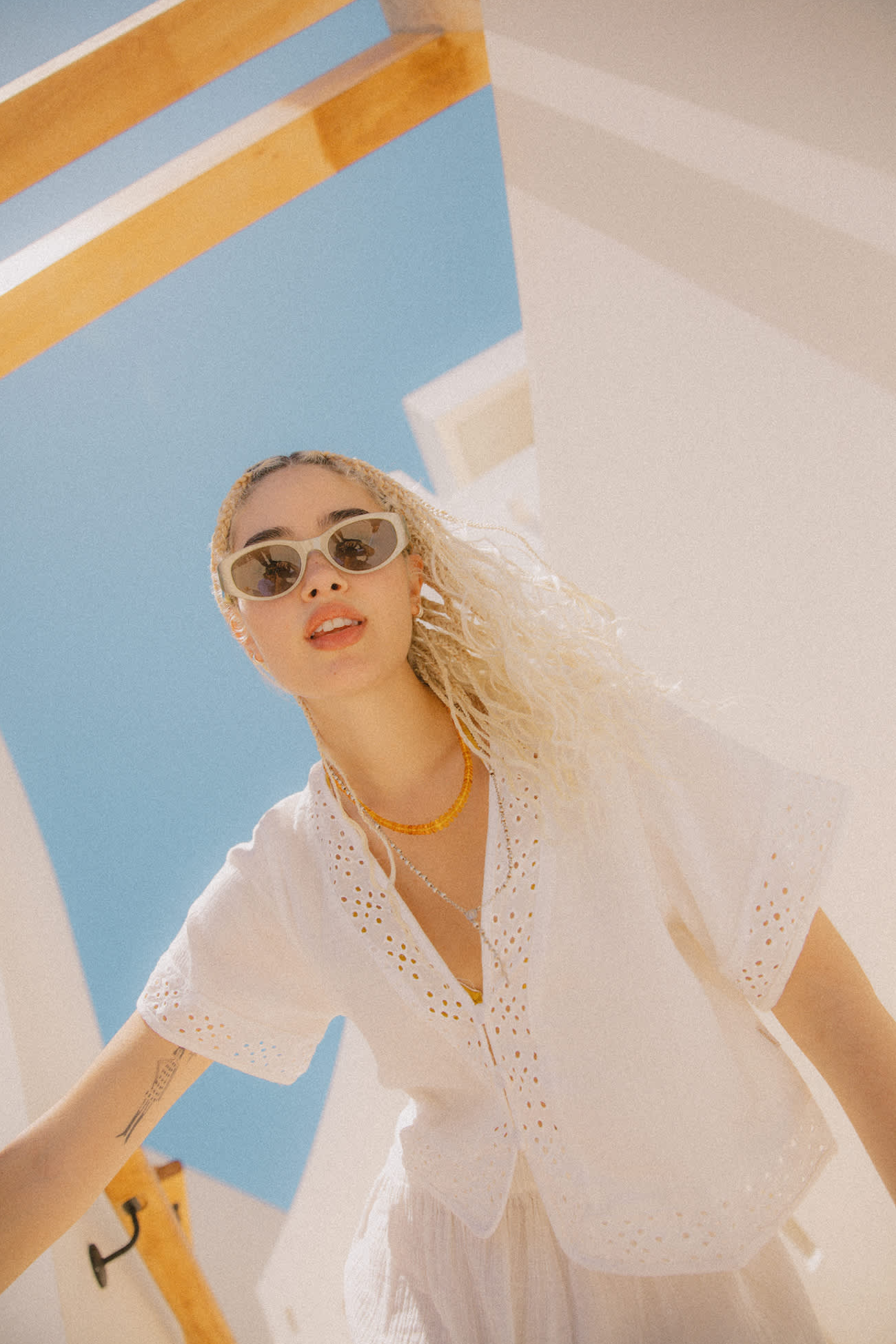 Seaside Eyelet Top