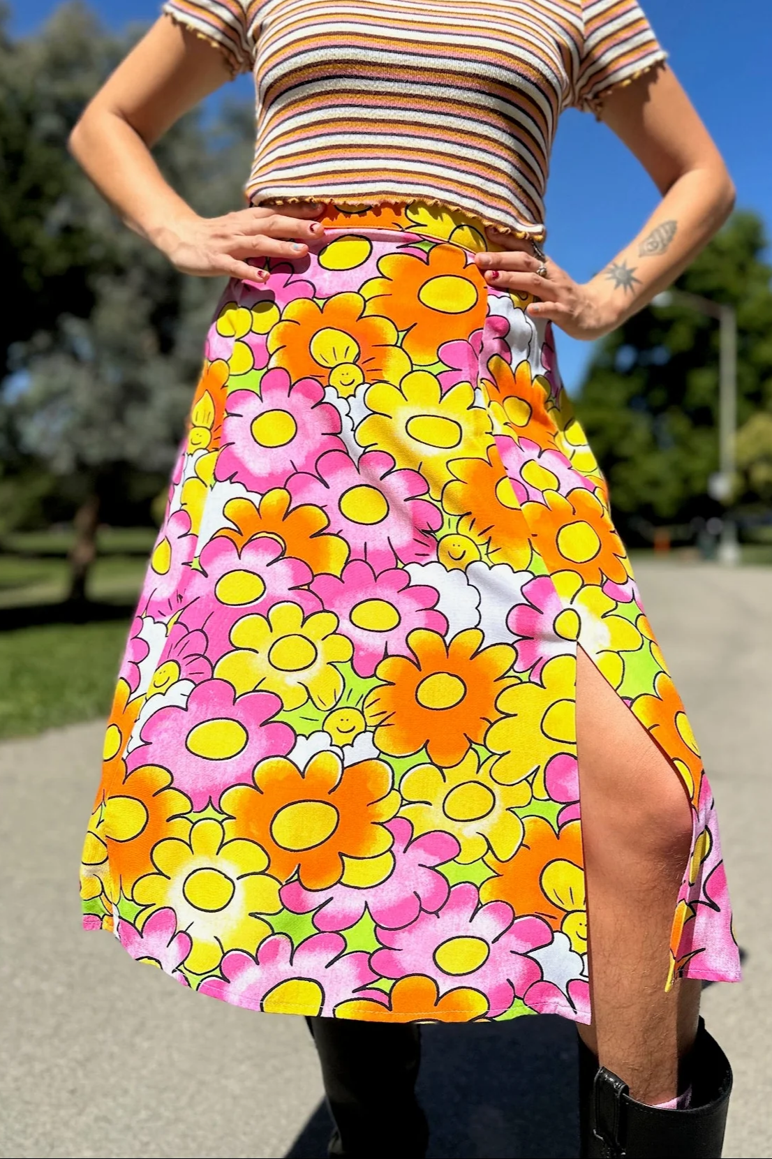 Slip Skirt Sunny Side