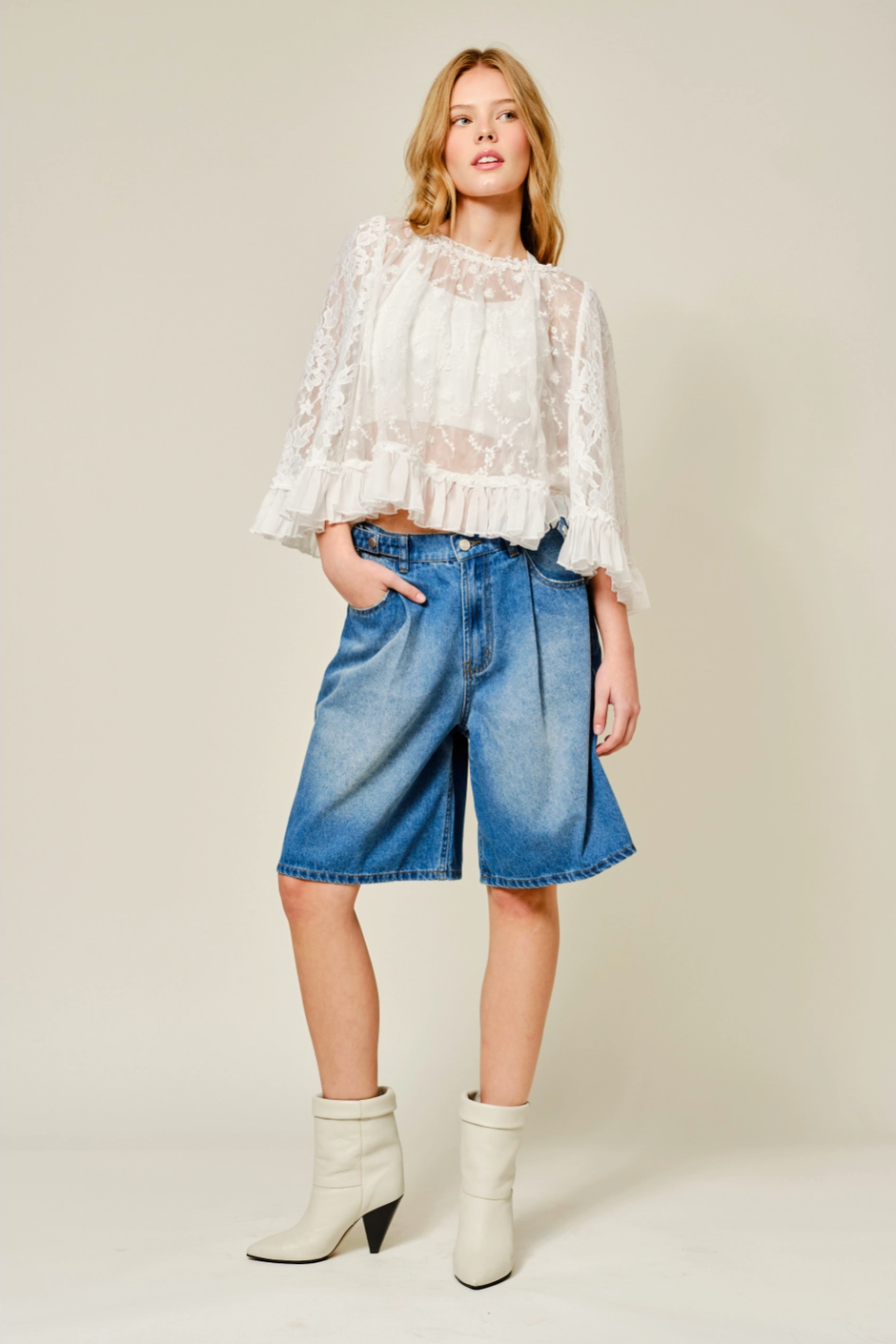 Adjust Waist Shorts