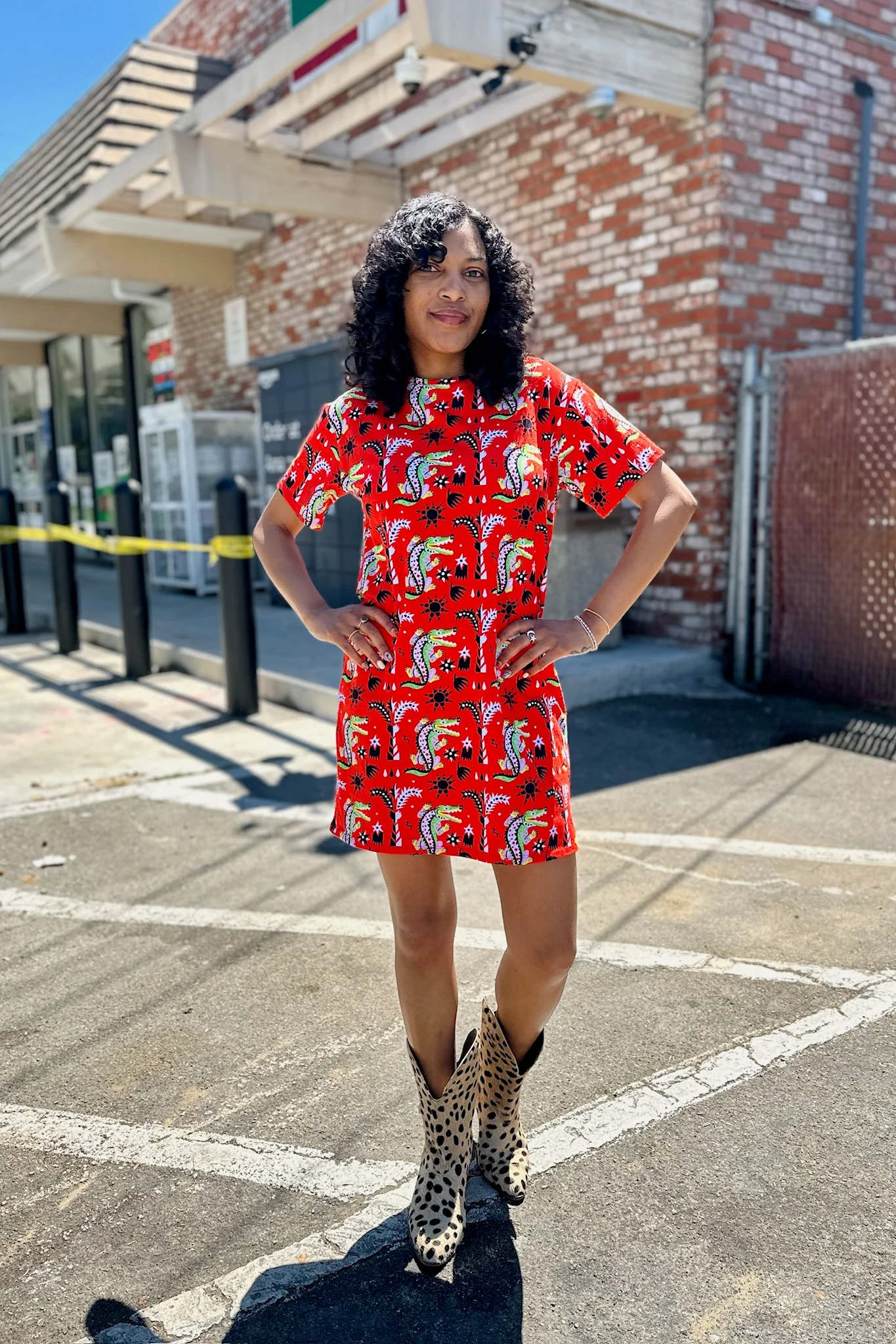 Crocodilo Tee Dress
