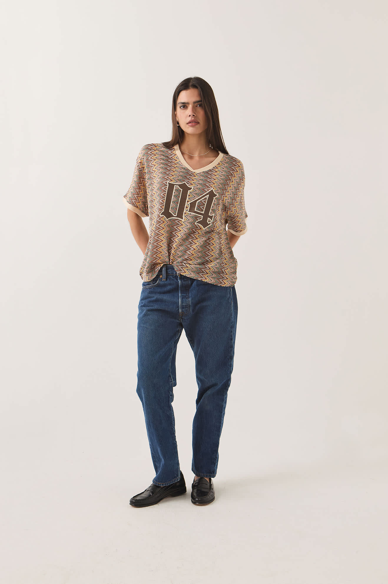 Oversized Mesh Jersey