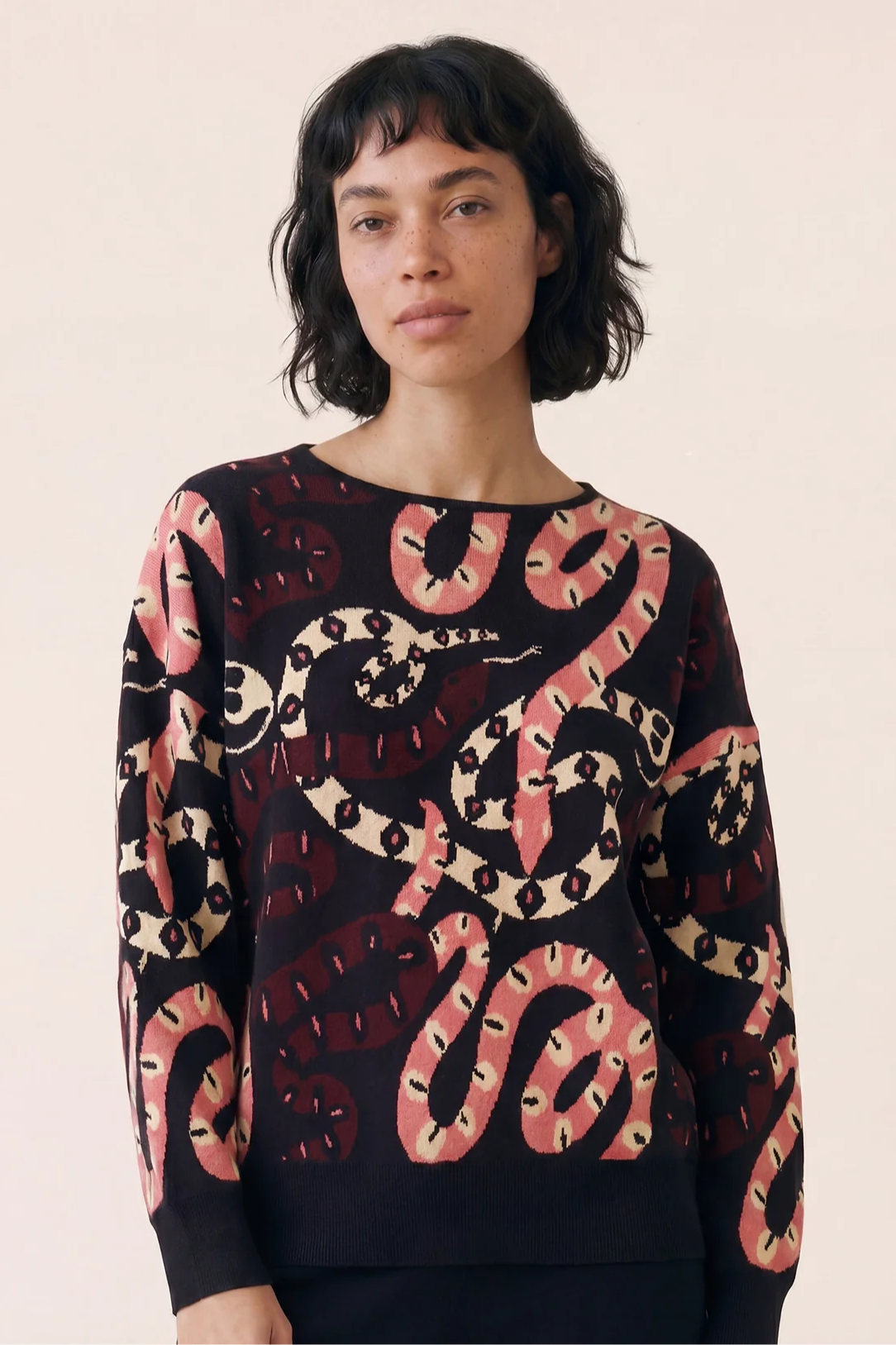 Snakes Pullover Sweater