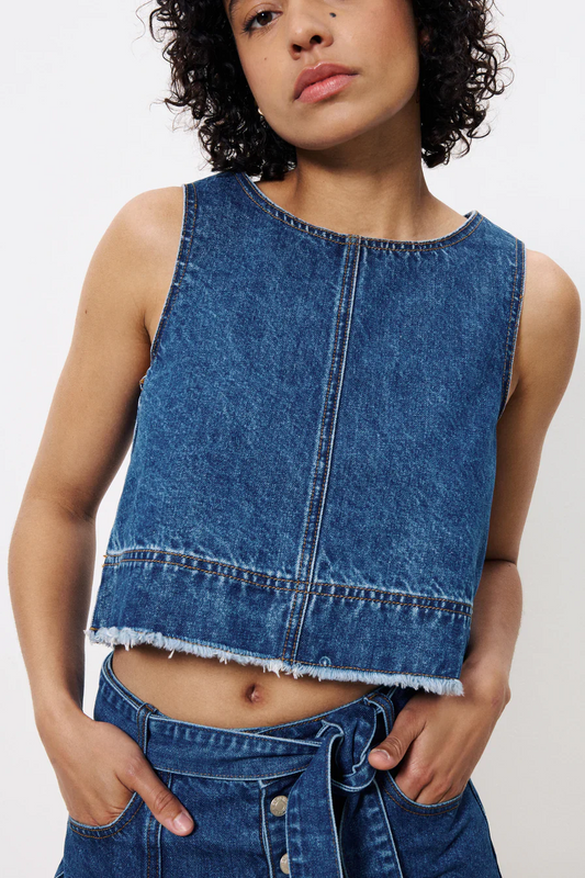 Dafne Denim Top
