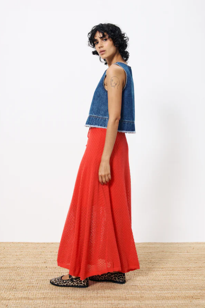 Dafne Denim Top