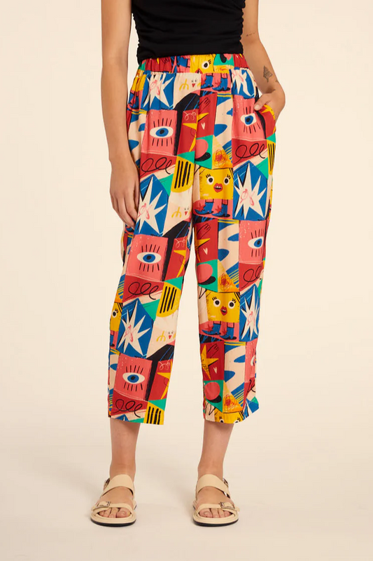Comic Print Pants