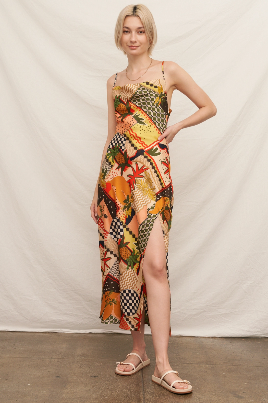 Pineapple Maxi Dress