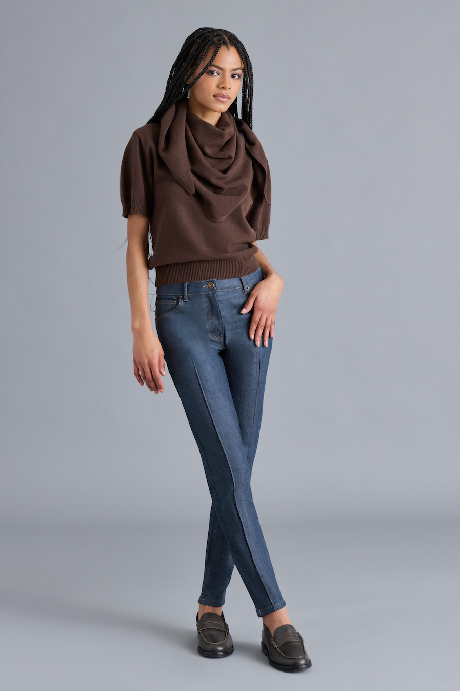Hermia Sweater with Scarf