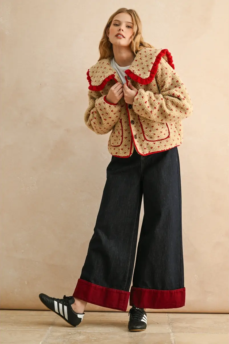 Big Collar Sherpa Jacket