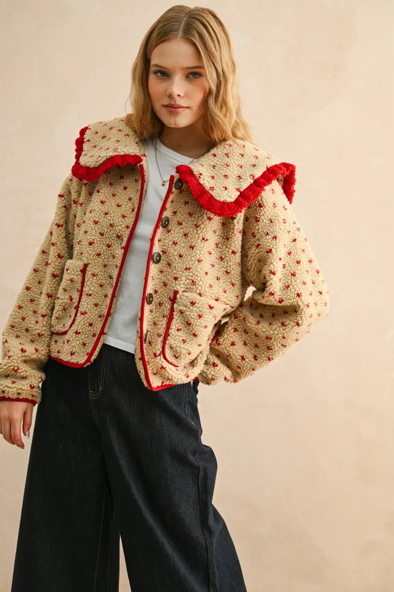 Big Collar Sherpa Jacket