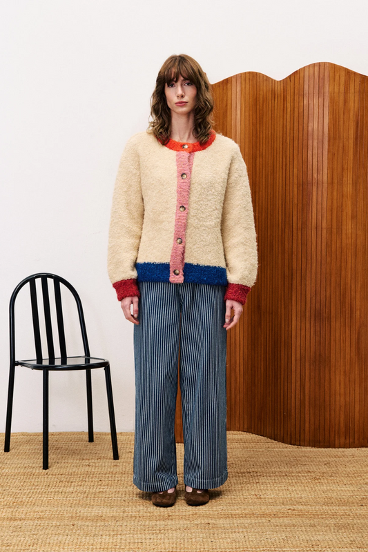 Cyclamen Cardigan