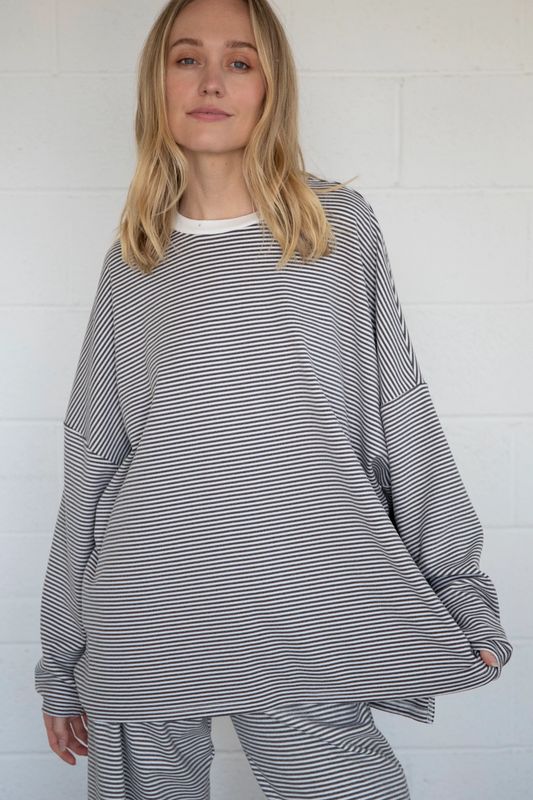 Striped Fleece Shirt