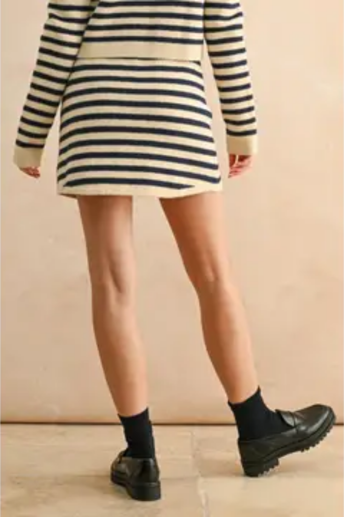 Striped Knitted Skirt