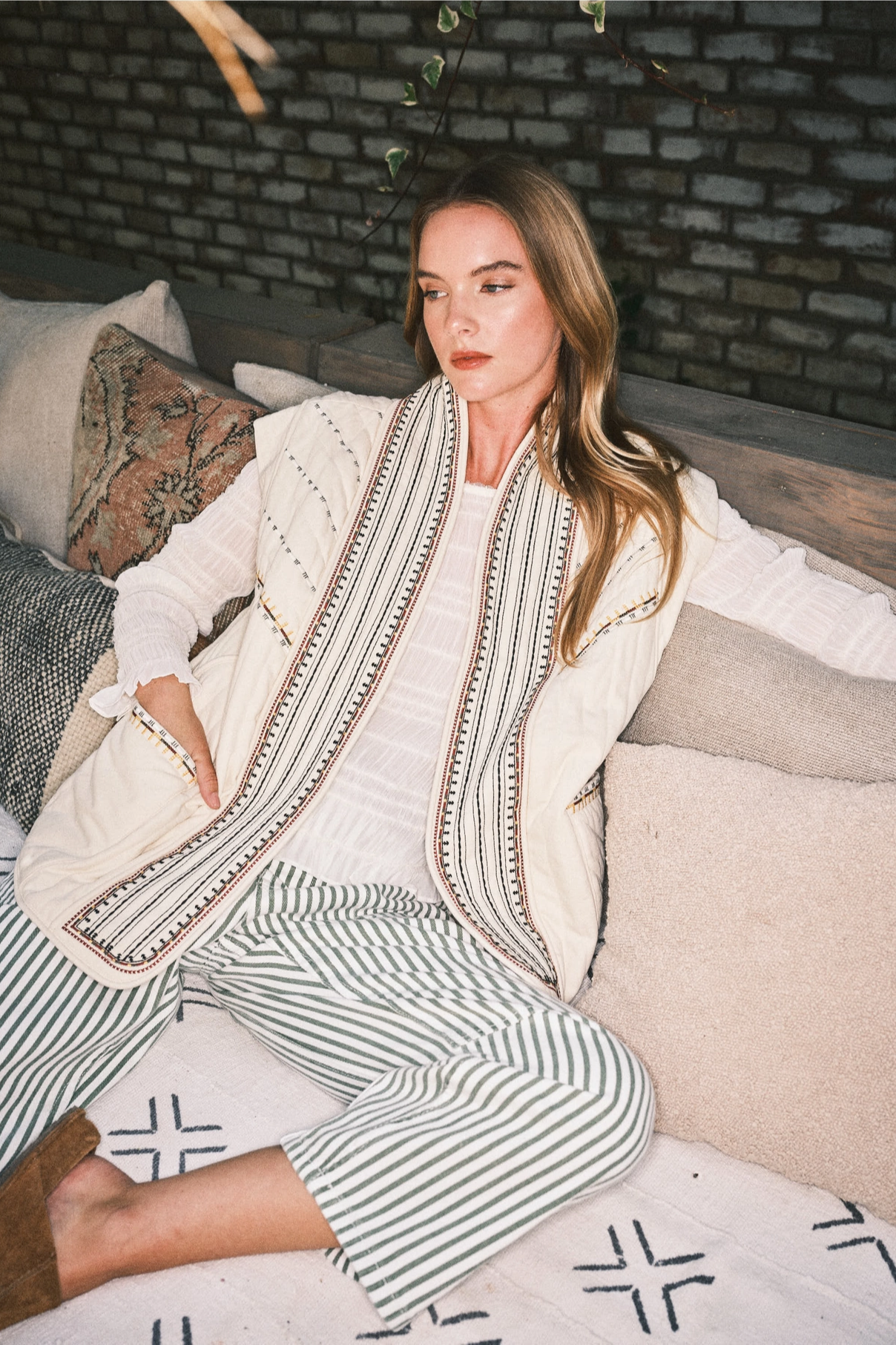 Overfit Quilted Vest