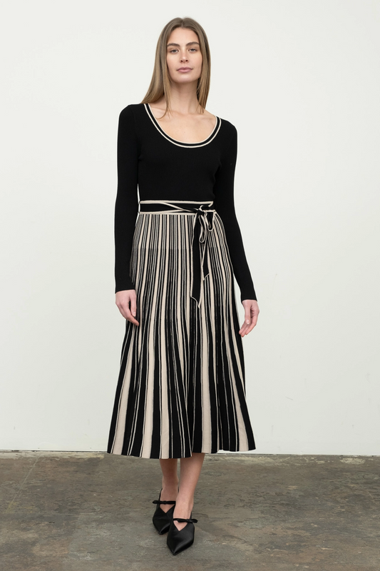 Tie Sweater Dress