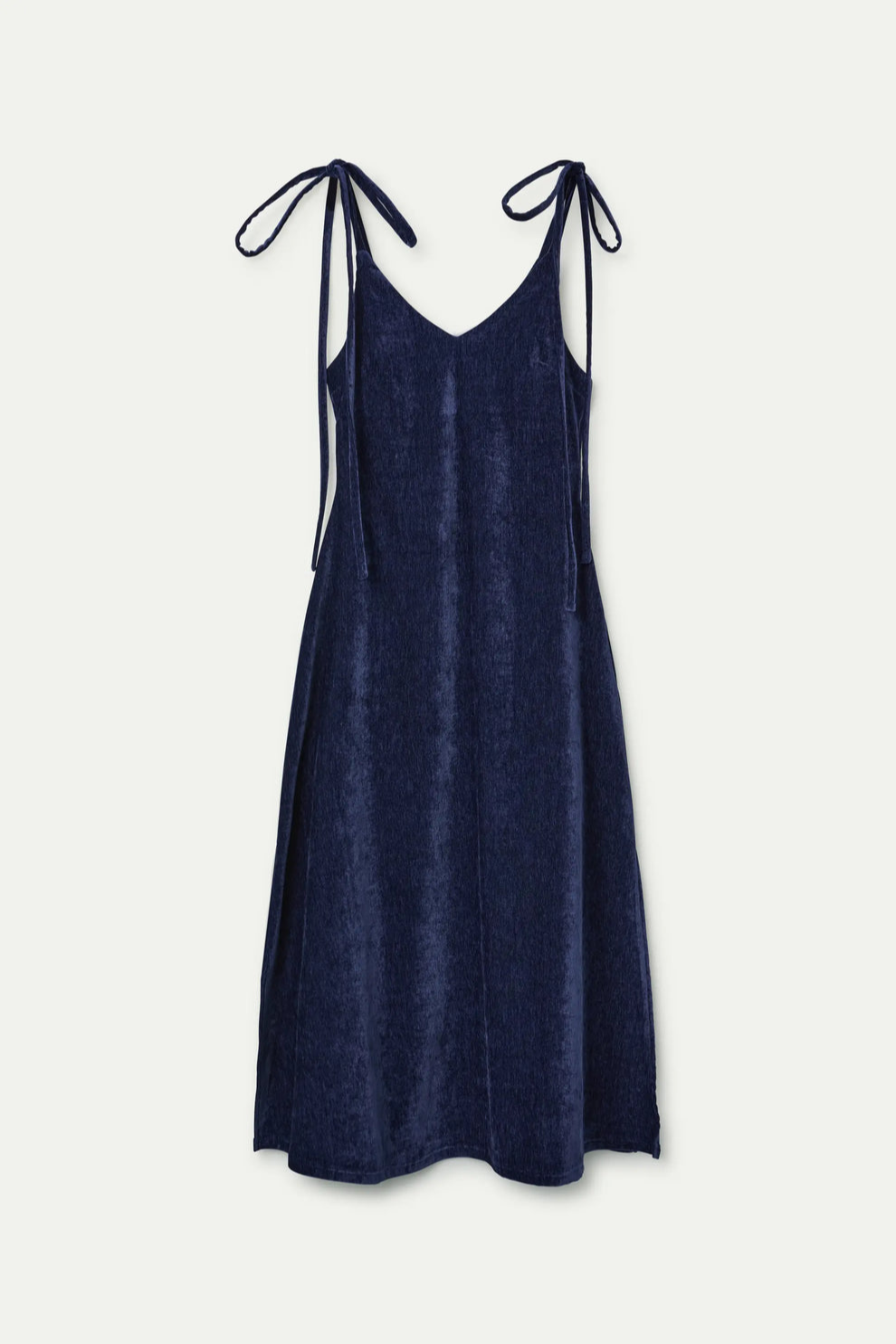 Blue Velvet Dress