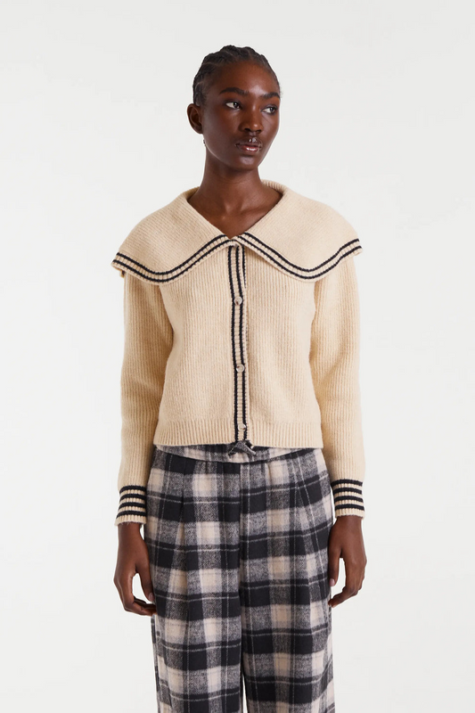Sailor Collar Cardigan