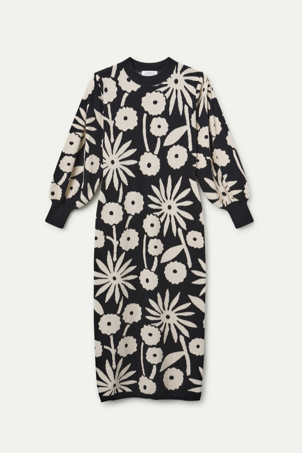 Jacquard Sweater Dress