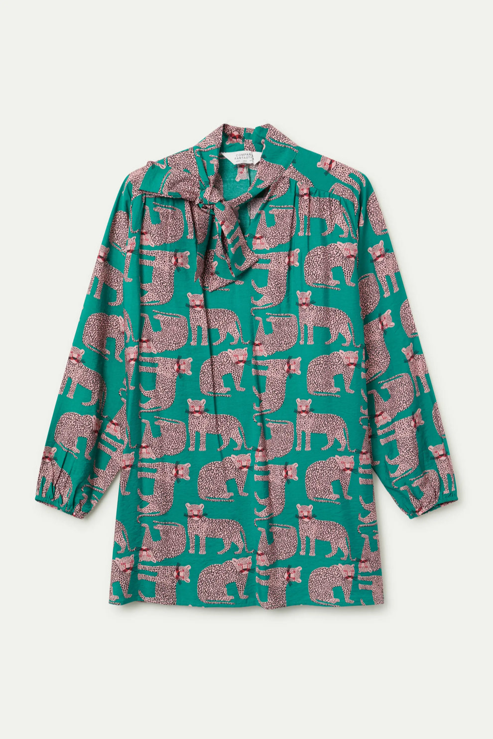 Onca Print Tie Dress