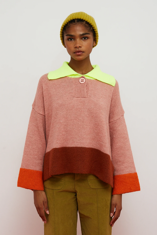 Pink Sail Sweater