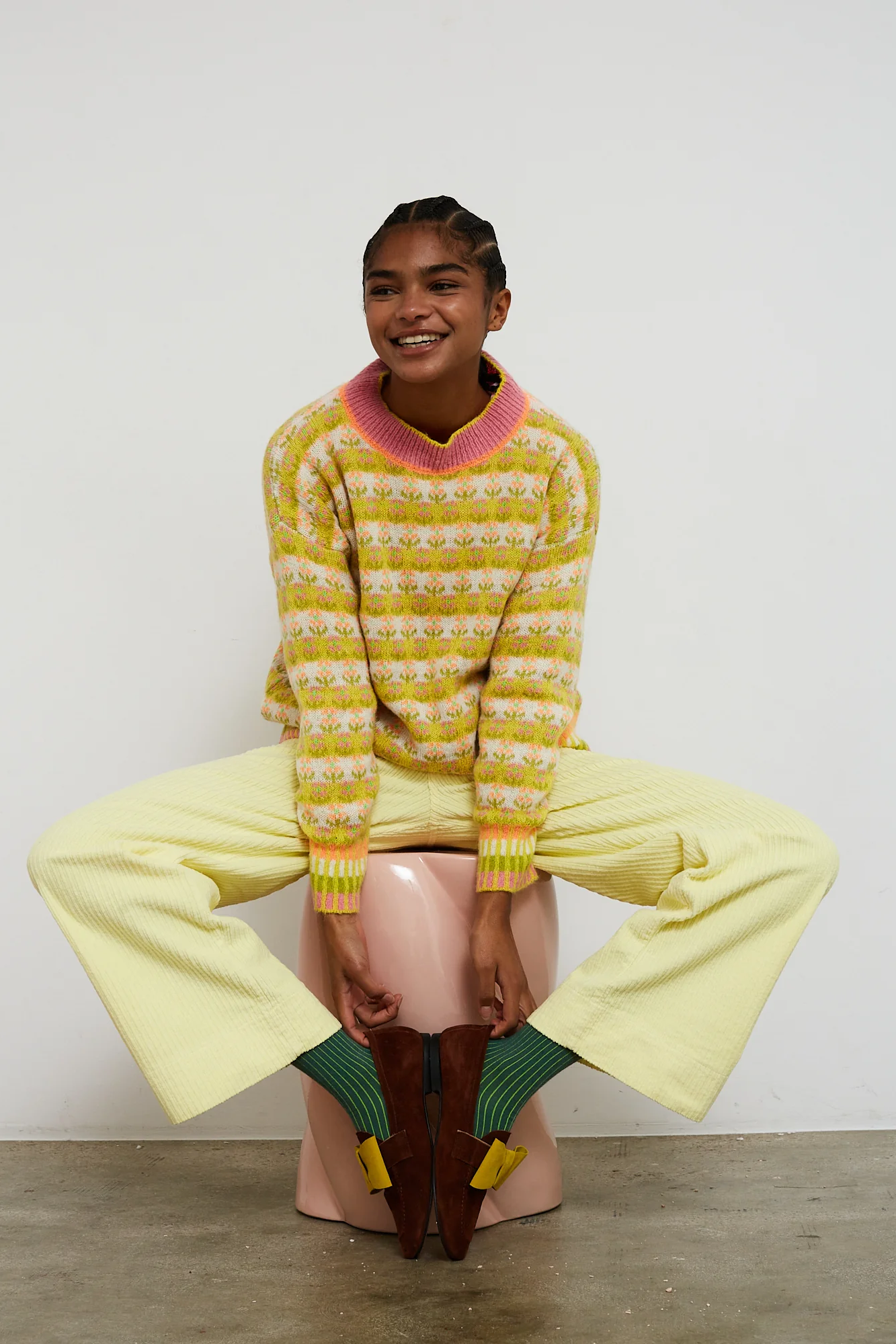 Yellow Blossom Sweater