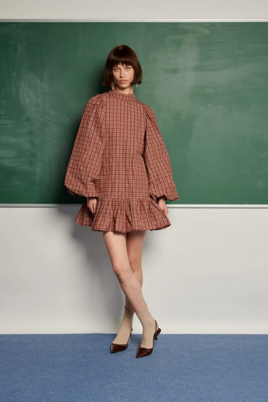Dominica Plaid Minidress