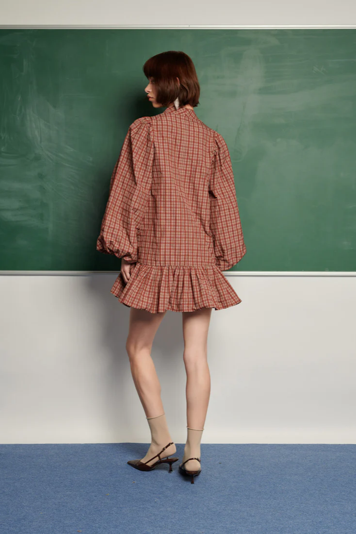 Dominica Plaid Minidress