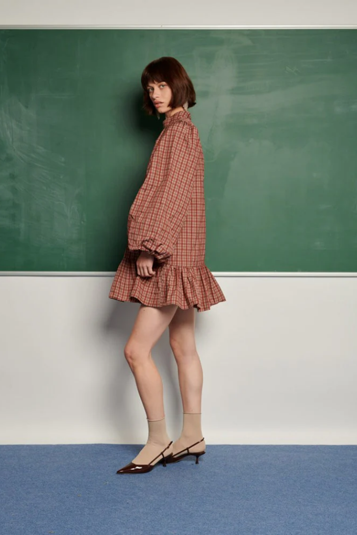 Dominica Plaid Minidress