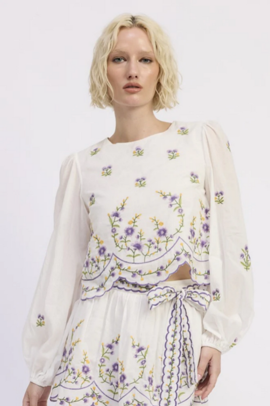 Celeste Embroidered Blouse