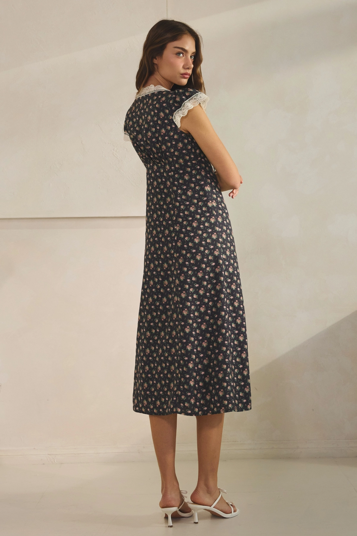 Lacie Floral Midi Dress