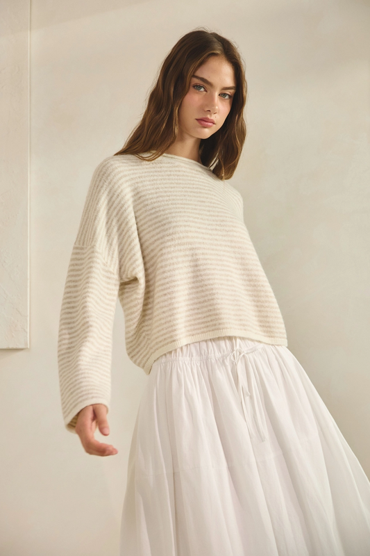 Roll Up Neck Sweater