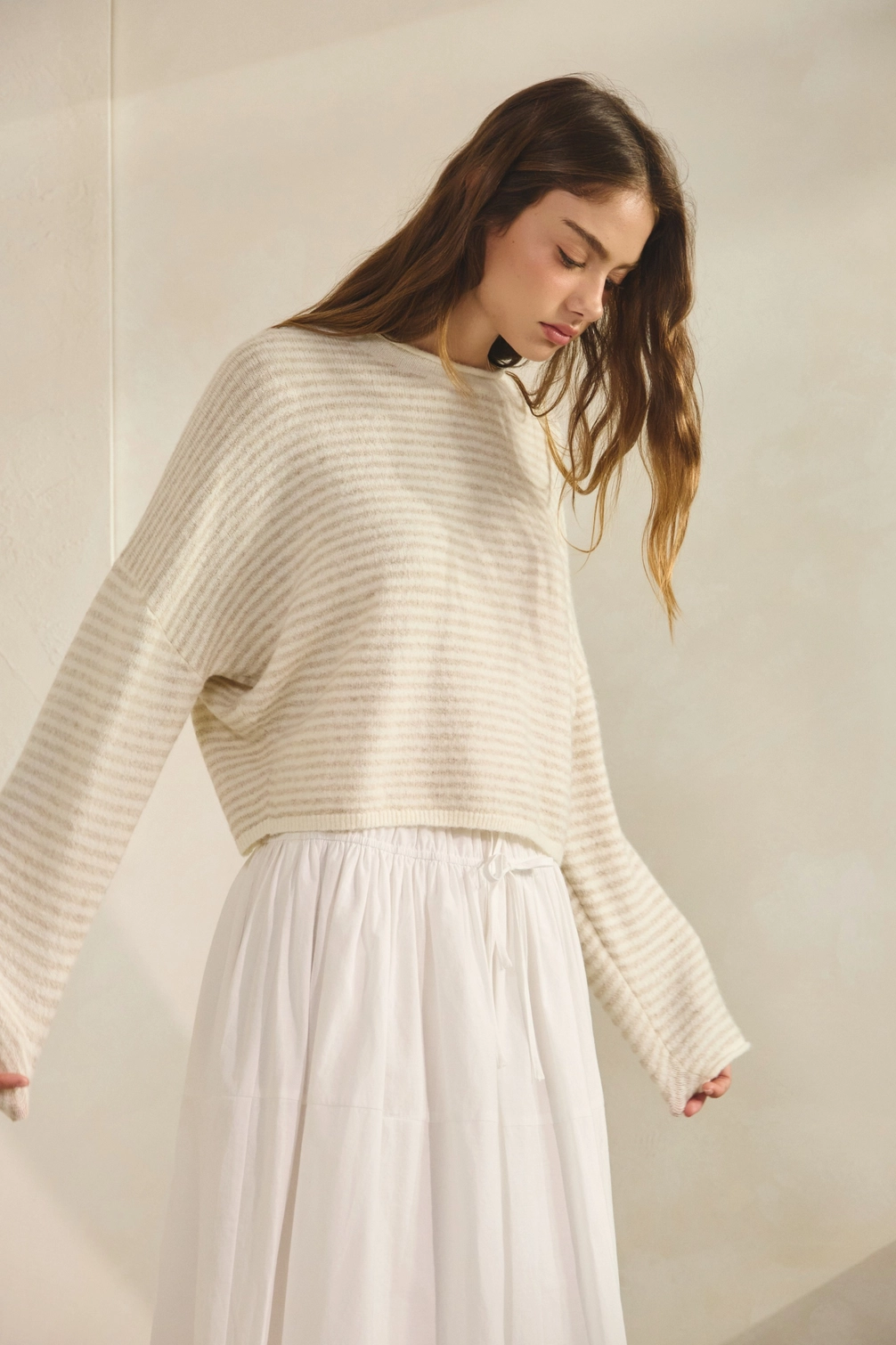 Roll Up Neck Sweater