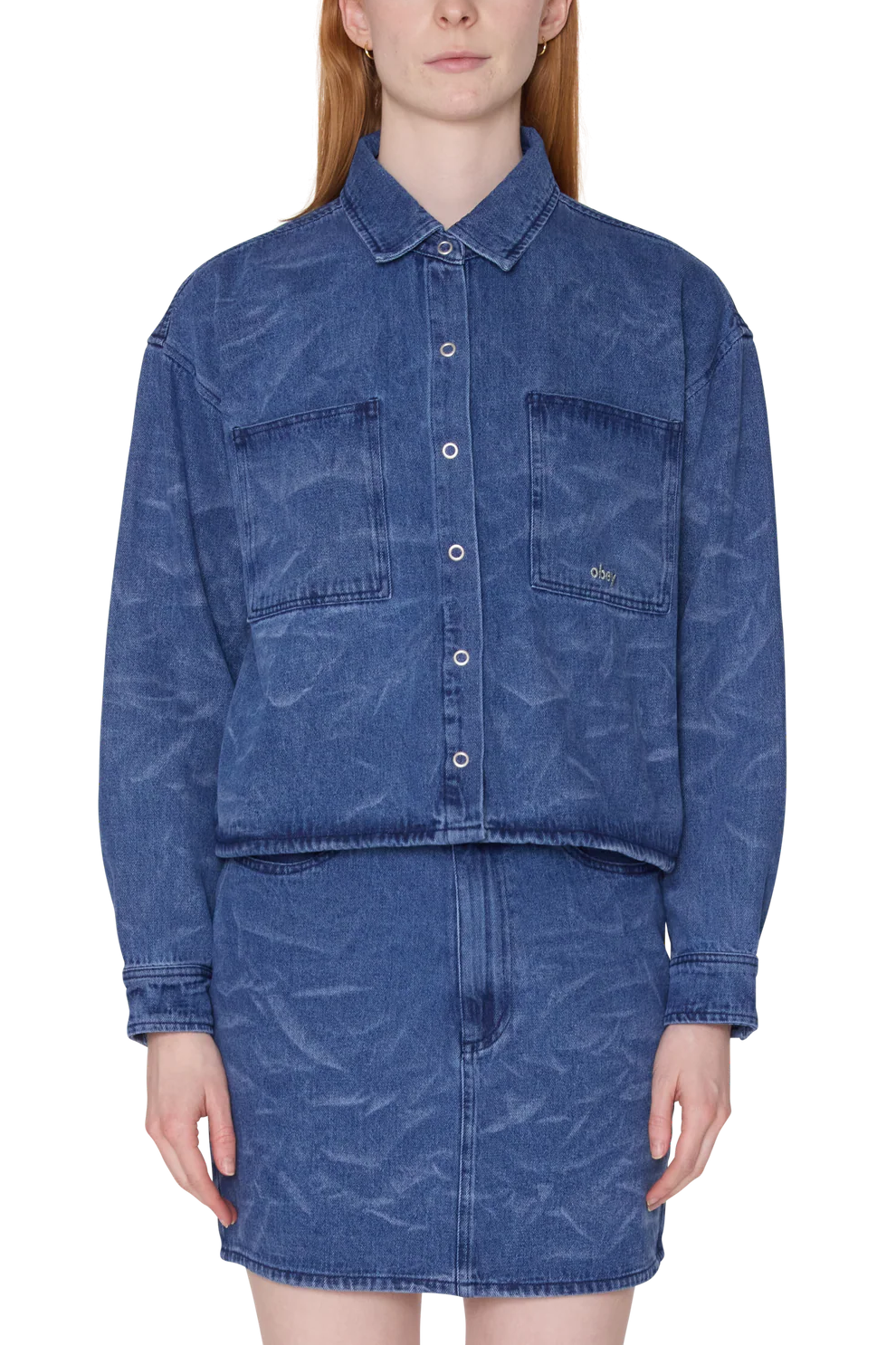 Trinity Wrinkle Denim Shirt